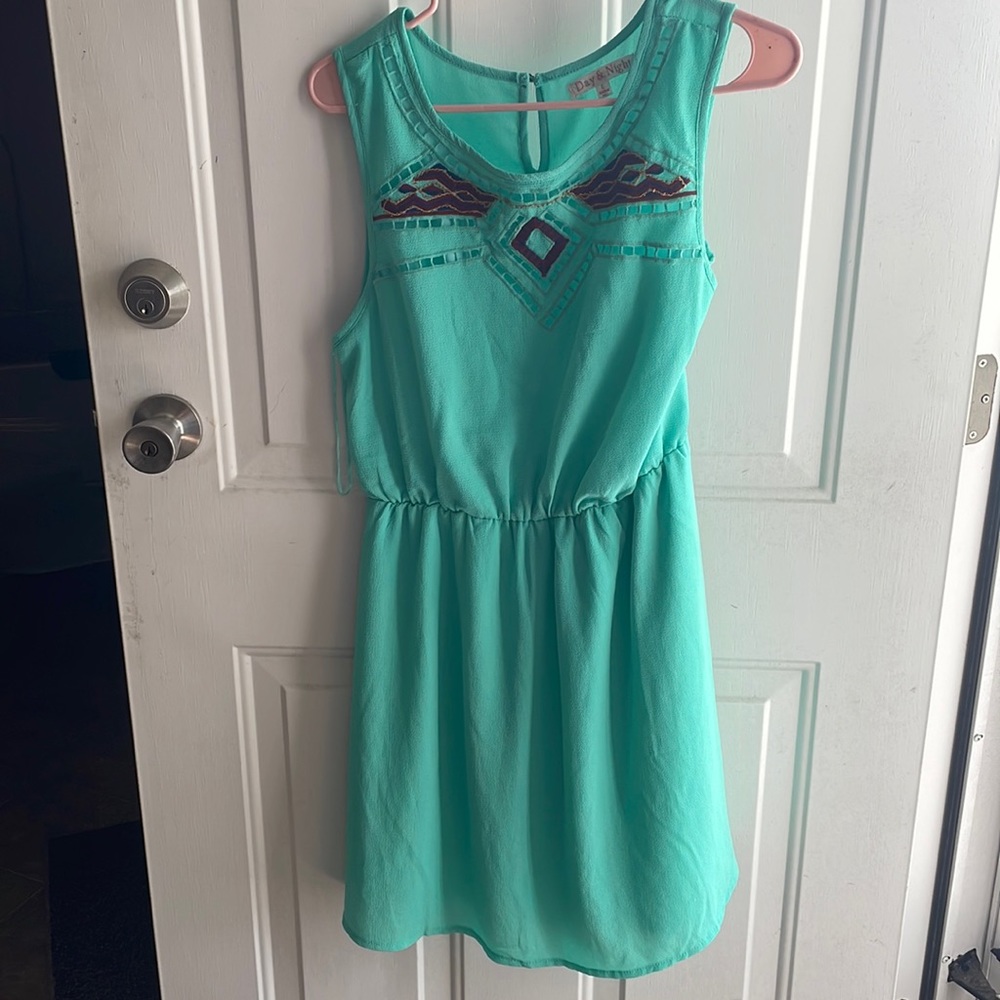 Mint Green Mini Dress